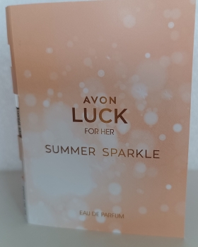 AVON Luck SUMMER SPARKLE EdP / Karte mit Duftprobe